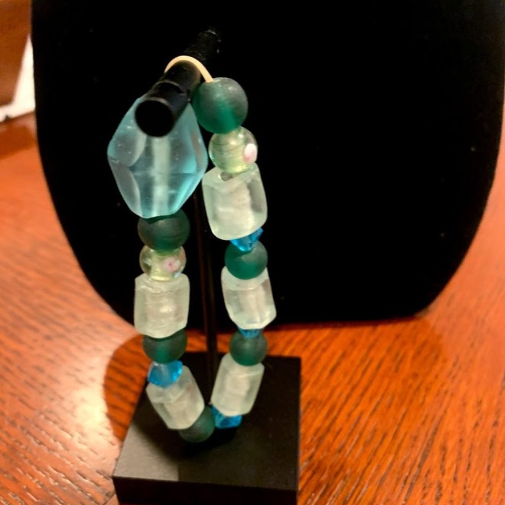 Set of 4 Stretchy beaded bracelets - Picture 5 of 13